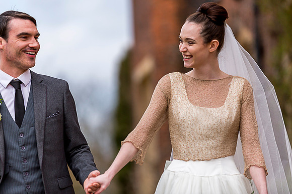 Alison and Luke at Hodsock Priory